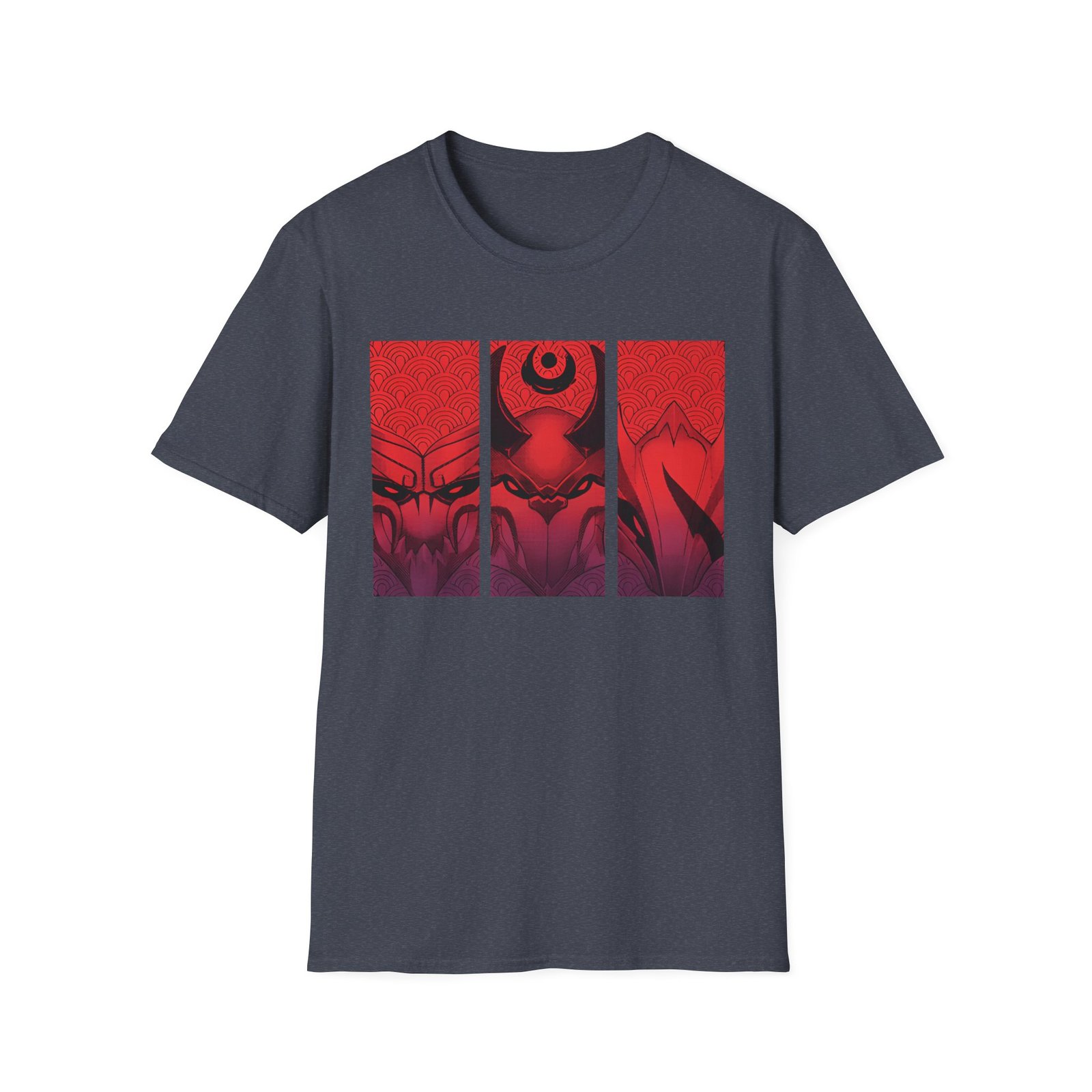 League Of Legends Blood Moon Masks Unisex Softstyle T-Shirt