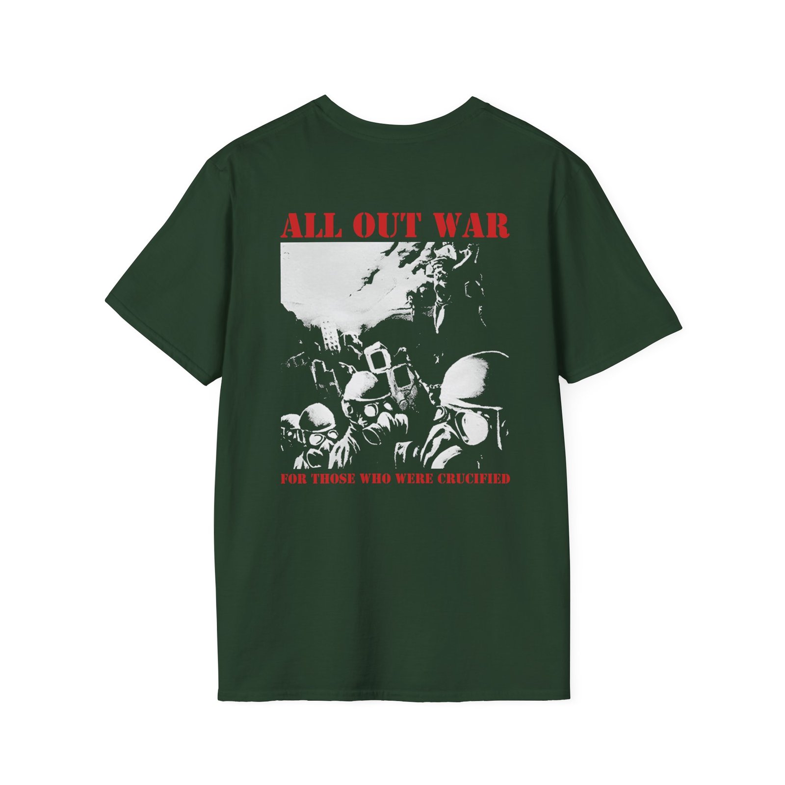 All Out War Crucified Original Unisex Softstyle T-Shirt