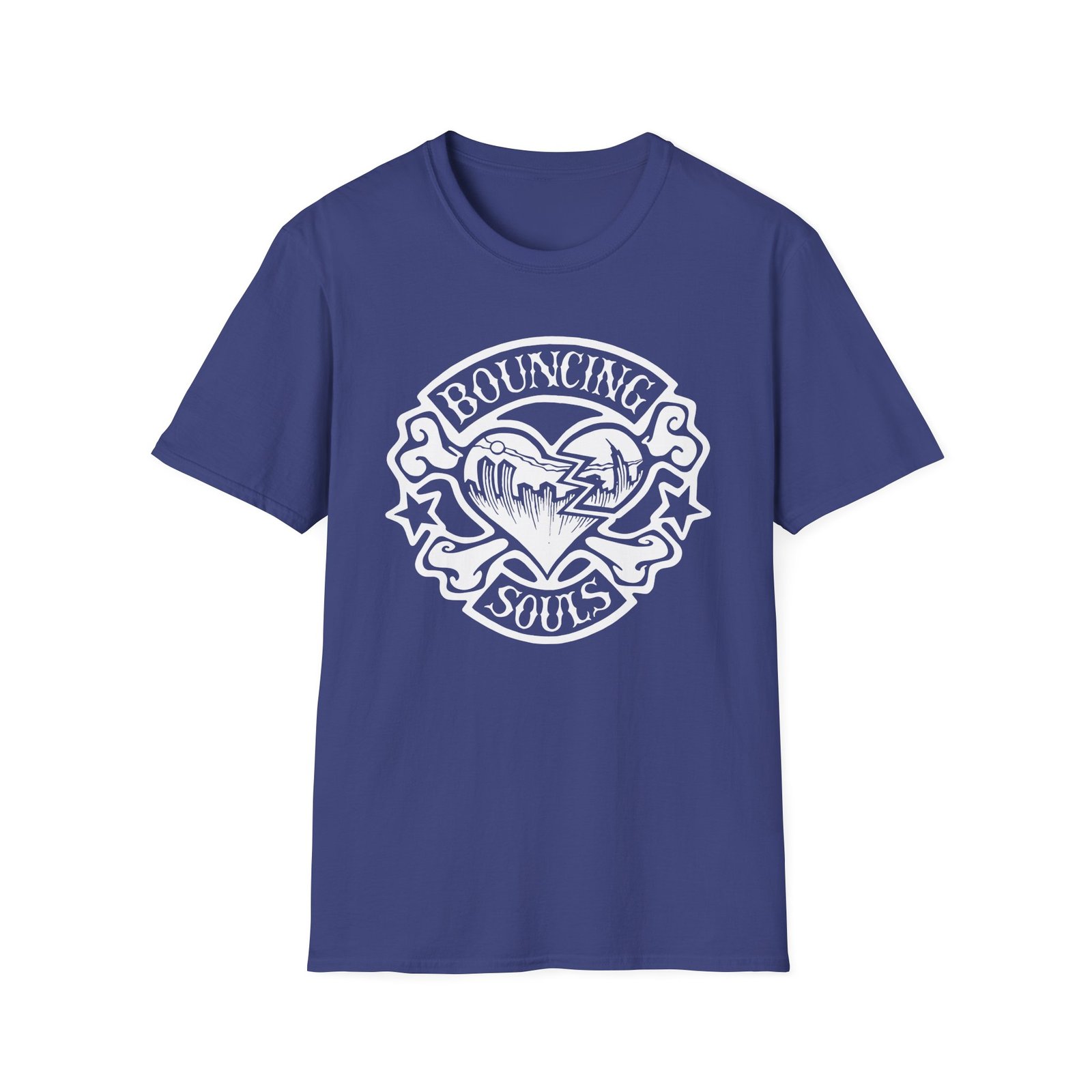 The Bouncing Souls Rocker Heart Unisex Softstyle T-Shirt
