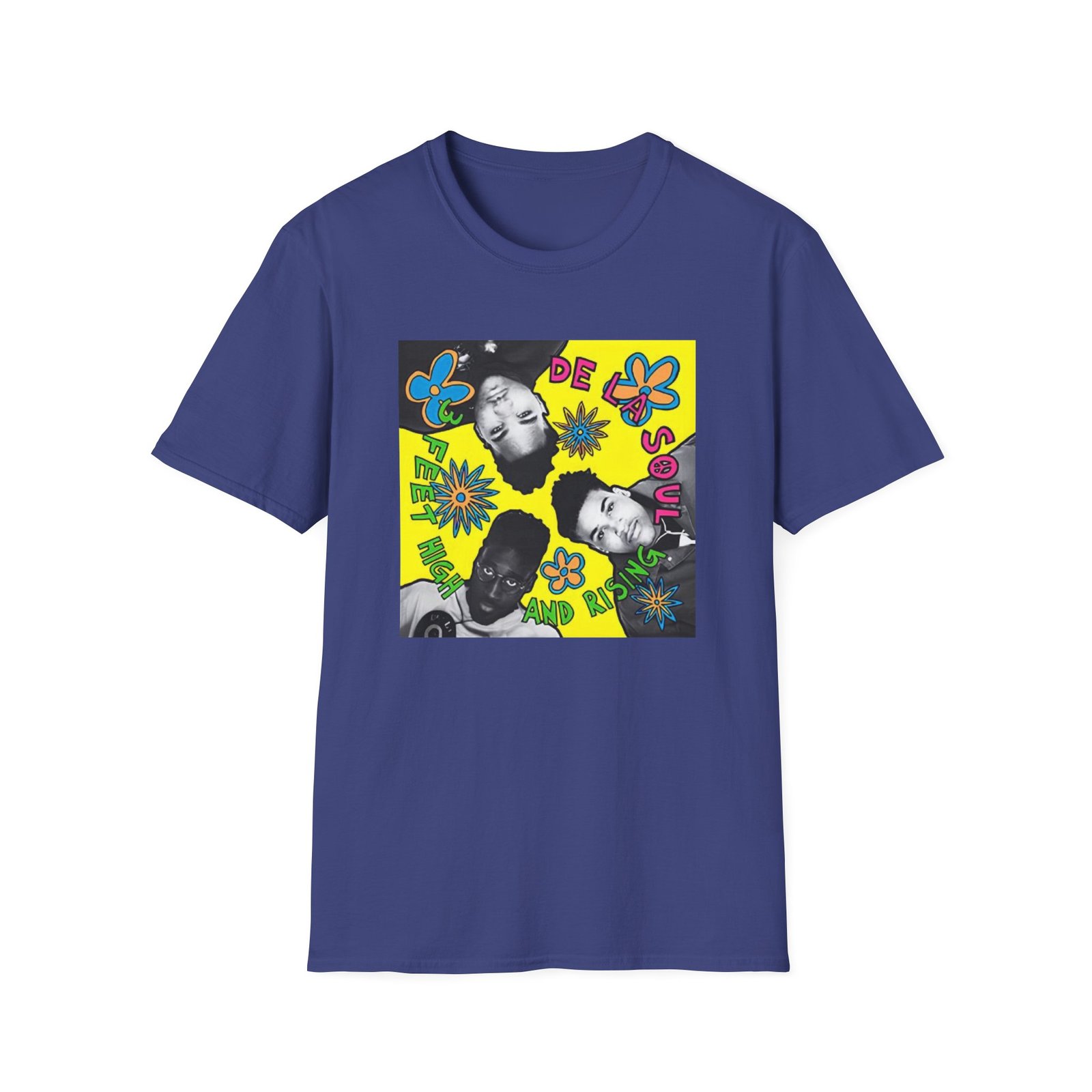 De La Soul 3 Feet High Album Cover Unisex Softstyle T-Shirt