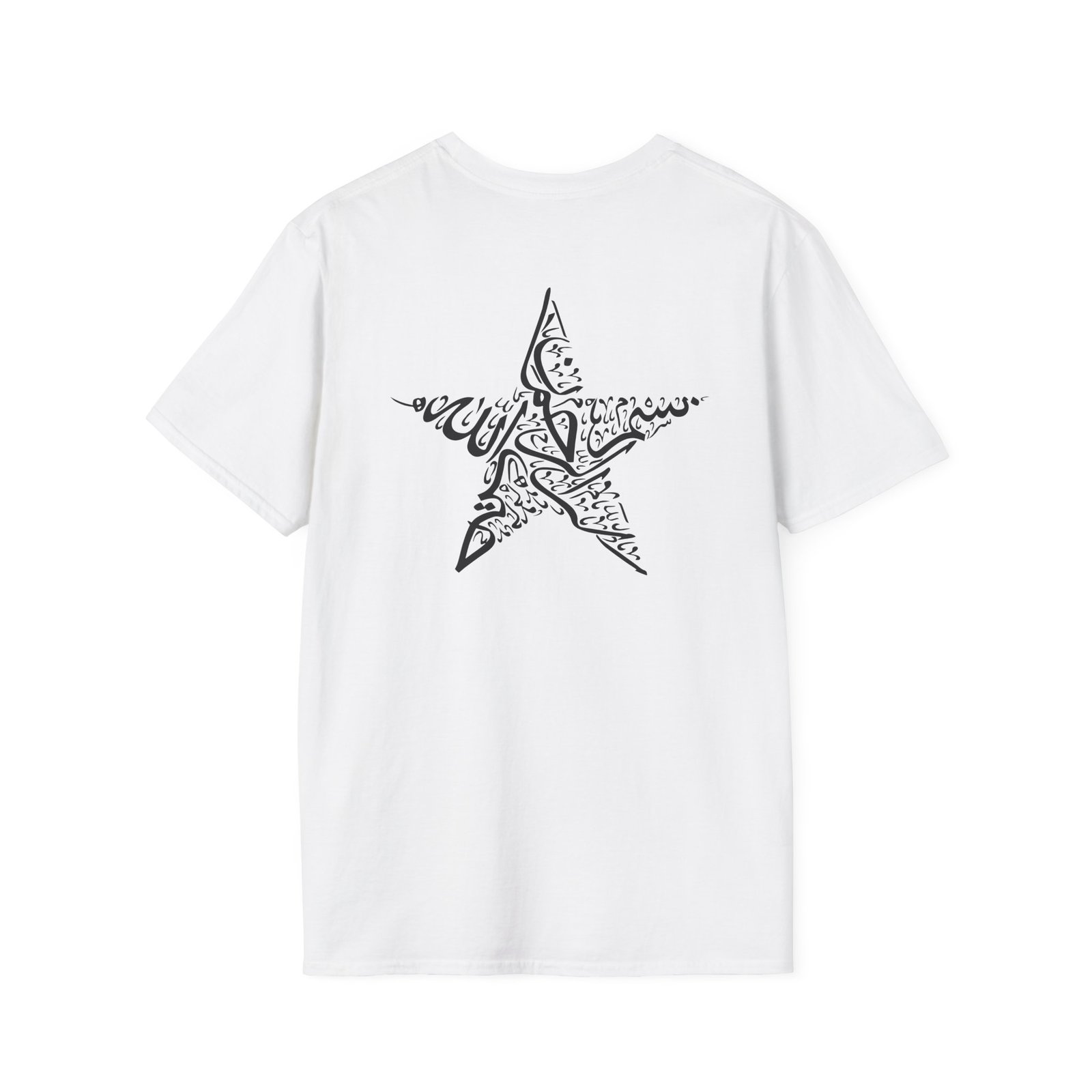 Black Star Logo Unisex Softstyle T-Shirt