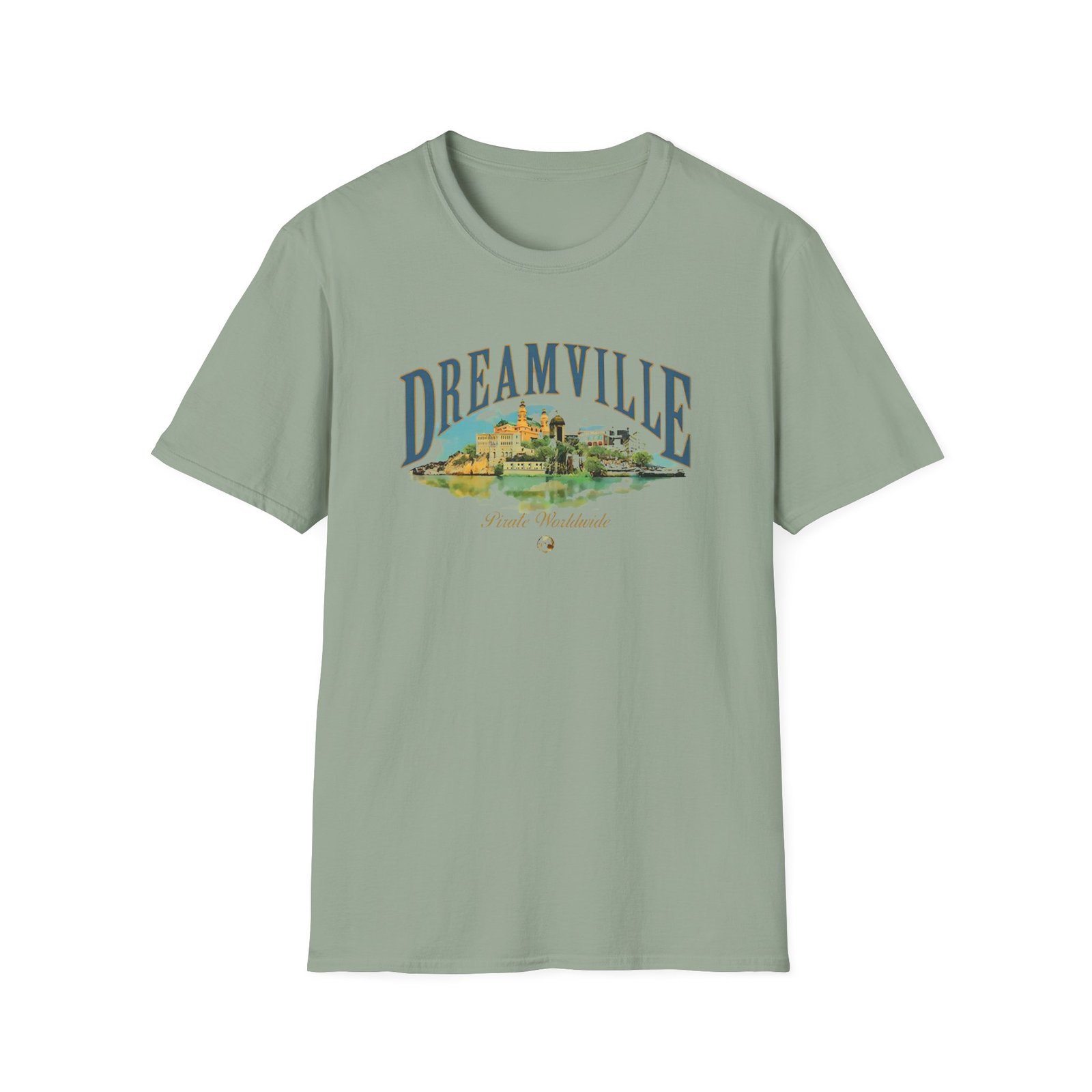 Dreamville by Pirate, Dreamville World Unisex Softstyle T-Shirt