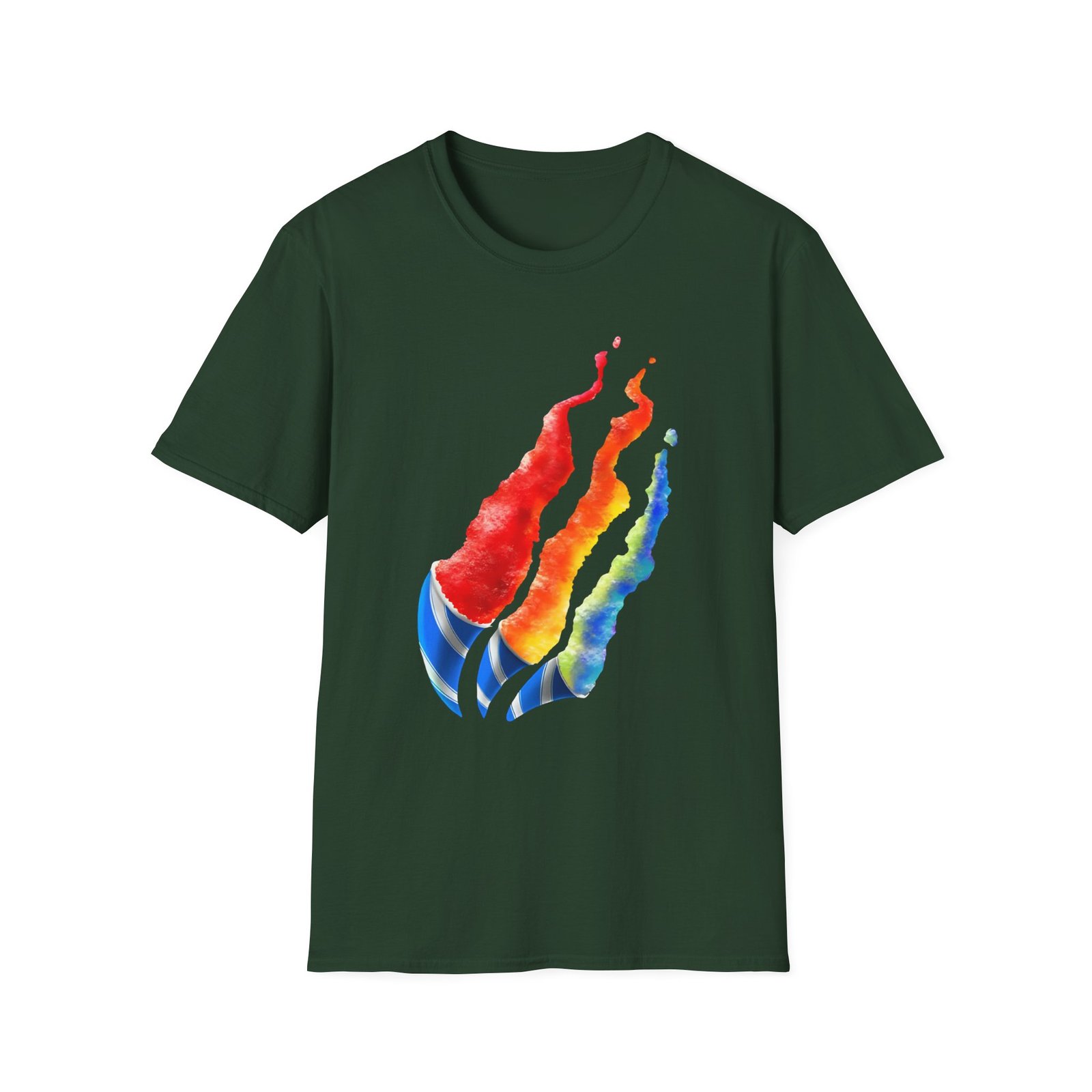 Preston Snowcone Flame Unisex Softstyle T-Shirt