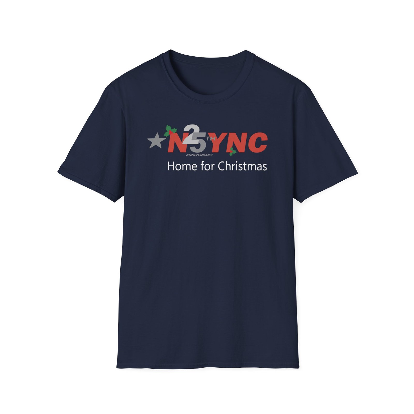 Nsync Home for Christmas 25th Anniversary Unisex Softstyle T-Shirt